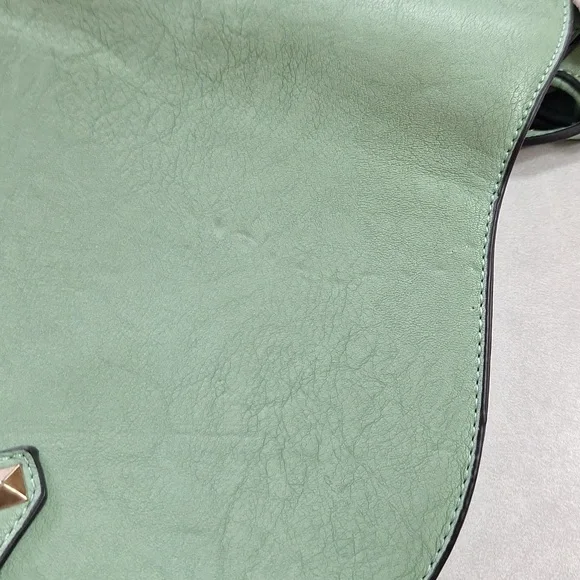 Silk Sparrow Studded   Crossbody Purse Sea Green - Picture 11 of 13